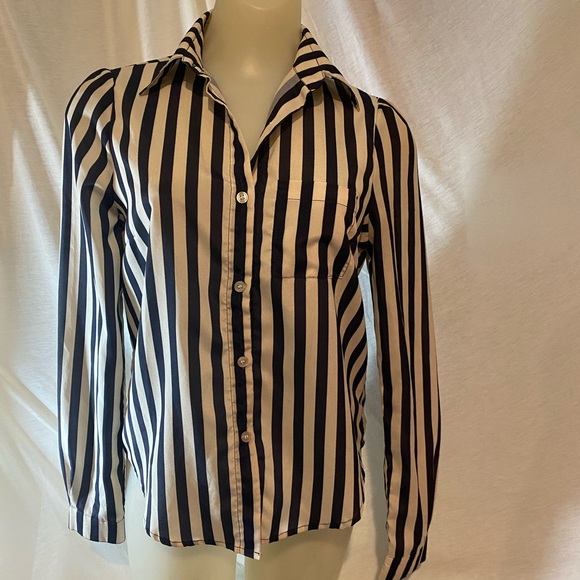 Urban Outfitters Kova and T Striped Blouse - Picture 3 of 9